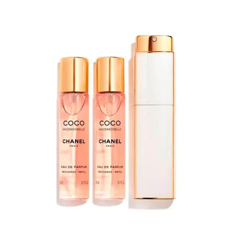 chanel coco mademoiselle eau de parfum twist and spray|chanel coco mademoiselle travel size.